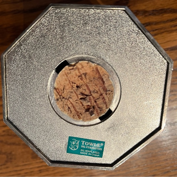 Octagonal silver-plated ABC Bank - Picture 5 of 6